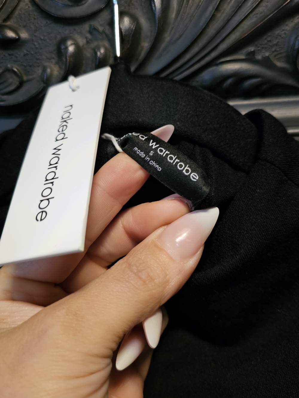 naked wardrobe Black Dress with Branded Tag - Picture 3 of 3